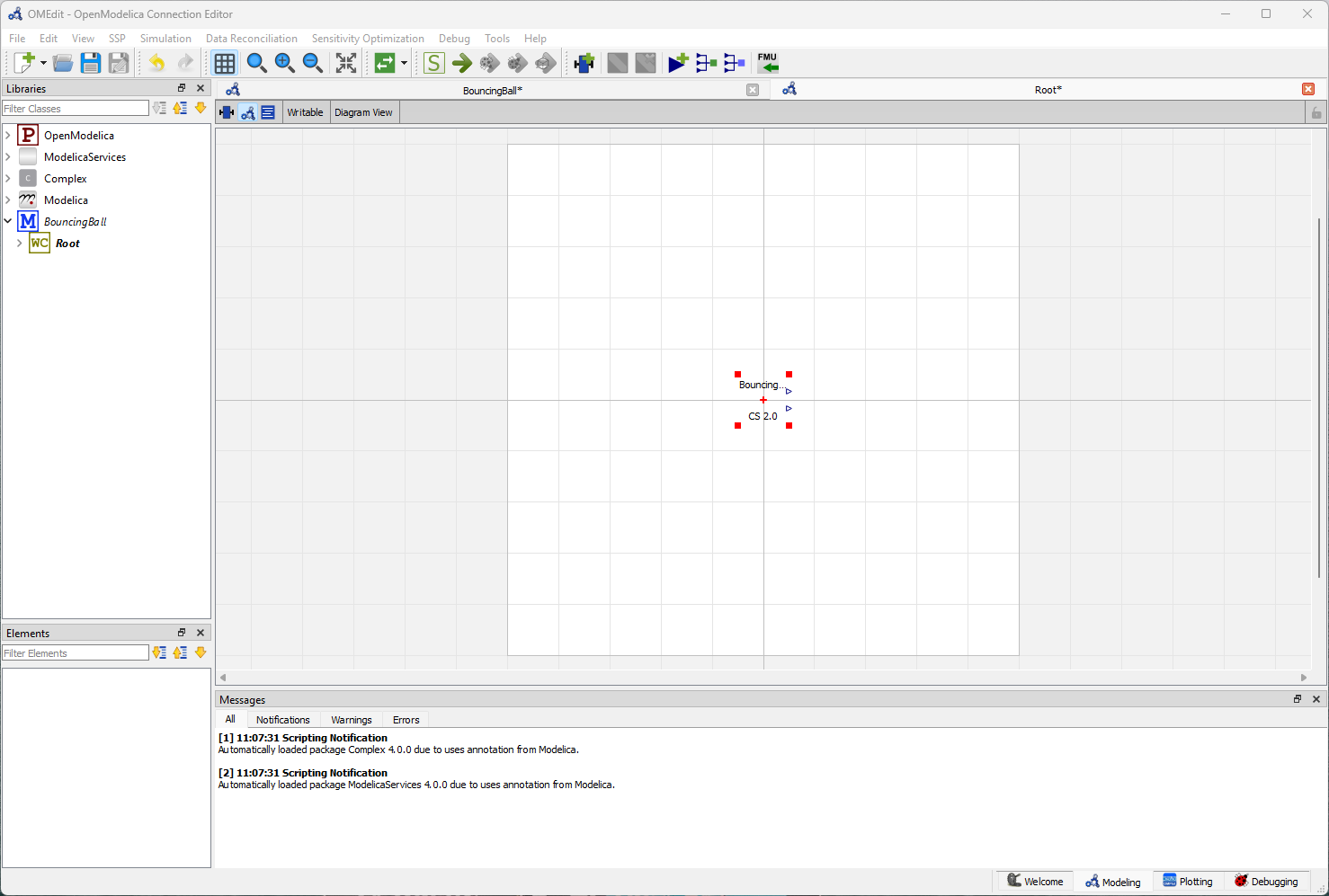 OMEdit FMU Simulation